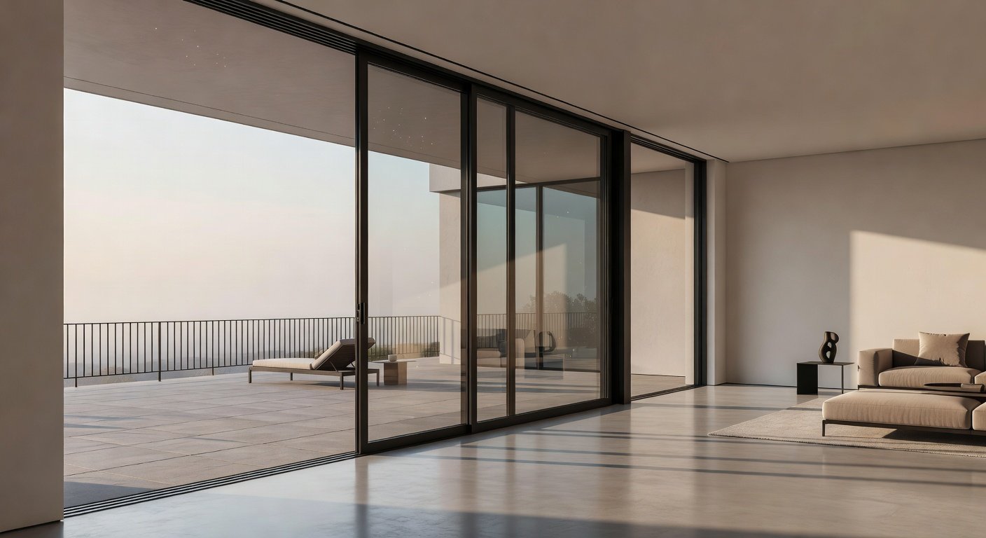 Glass door installation